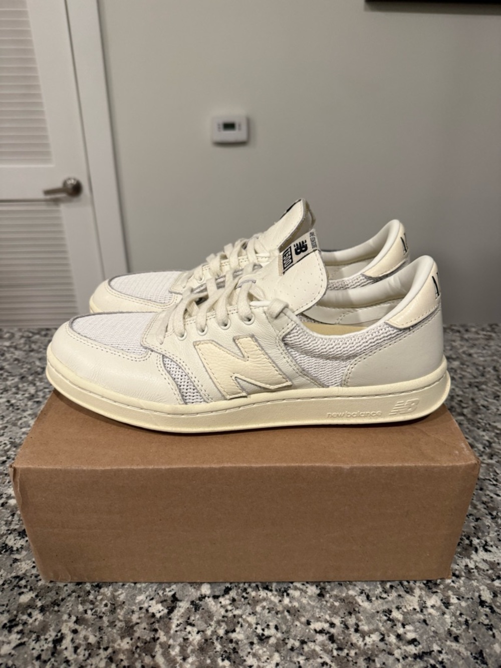 Aime Leon Dore New Balance Oxford Sneakers Cream/White Size 10.5